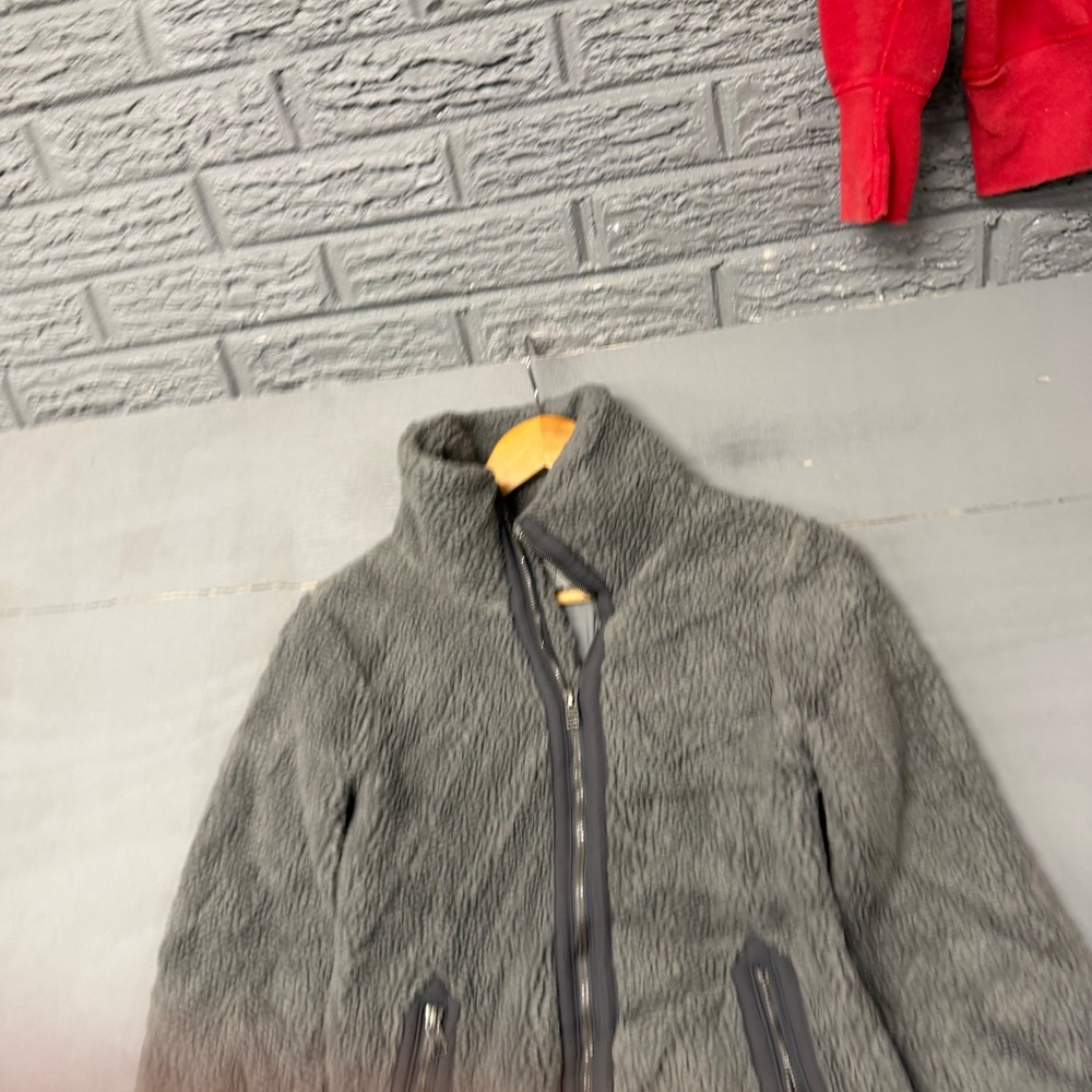 Patagonia Los Gatos Full Zip Fleece Jacket Grey XS 25216 High Pile Fuzzy Jacket